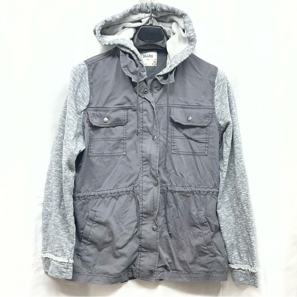 Mudd Gray Utility Gorpcore Streetware Jacket
